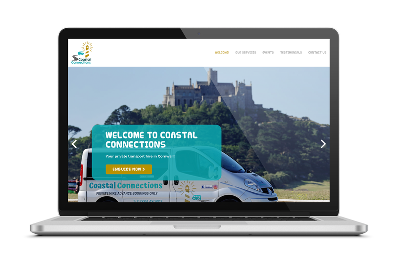 Coastal Connections Cornwall New Website Design